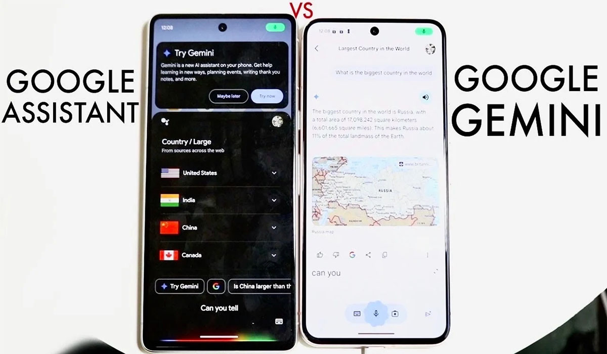 گوگل، Gemini را جایگزین Google Assistant کرد